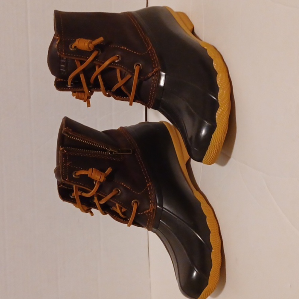 SPERRY TOP-SLIDE Women's Femmes Brown UpperLeather  Boots